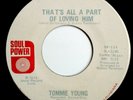 rare funk 45 Tommie Young Thats All A Part Of Loving Him  SOUL POWER VG++