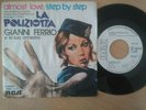 DISCO 45 GIRI 7' SINGLE GIANNI FERRIO ALMOST LOVE  STEP BY STEP