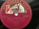 King Oliver 78rpm Single 10-inch His Masters Voice Records #B.4930 Don't You....