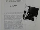 BRIAN ENO 1982 Ambient 4 On Land publicity kit w/ 5