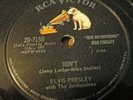 ELVIS PRESLEY 78...DON'T / I BEG OF YOU... RCA 20-7150...E /E...VJM GRADED