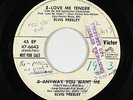 Elvis Presley/Jean Chapel EP - Love Me Tender - RCA Victor DJ-7 - mp3 - promo