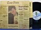 TOM WAITS Heart Attack And Vine LP 1980 ELEKTRA ASYLUM RECORDS w/ lyrics VG++