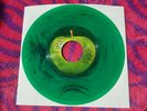The Beatles John Lennon Apple 45 record HAPPY XMAS, 1972 Green & Black Swirl EX