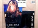 WHITESNAKE - Is this Love - RARE ERROR PRESSING SHAPED PICTURE DISC   EX