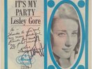 LESLEY GORE: It’s My Party US Pop Classic 7” 45 w/ PS SIGNED  Autograph Orig