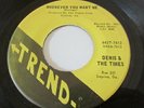 DENIS & THE TIMES '69 burnin fuzz psych 45 Cryan Shames TREND RECORDS LABEL