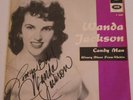 WANDA JACKSON 45 PS Candy Man – AUTOGRAPH -  Sweden