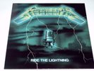 METALLICA - RIDE THE LIGHTNING - LP GREEN COVER FRENCH VERSION REISSUE G003