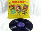 Disney Brer Rabbit LP Record Album 3907 Uncle Remus Tar Baby Fox 1970 Disneyland