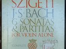 Rare Szigeti JS Bach 6 Sonatas & Partitas For Violin Alone - Vanguard Bach Guild