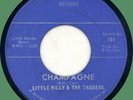 LITTLE BILLY & TRADERS Champagne / Hey Little Schoolgirl 45rpm Big Beat 1962