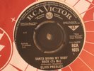 rare Elvis Presley single santa bring my baby back  RCA  1025  victor