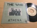 The Who..Athena..Made In Usa...PROMO Cover Radio Only 7 45RPM Nice