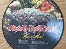 IRON MAIDEN - PIECE OF MIND US PICTURE DISC VINYL ALBUM VERY RARE