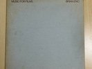 Brian Eno ?– Music For Films Vinyl LP RARE 1978 OG Pressing A//3 *VG*