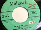 LONNIE AND THE CAROLLONS   CHAPEL OF TEARS   MOHAWK 108   Rare Orig. Doo Wop 45