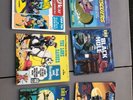6 Book & Record 45 -  Lone Ranger, The Rescuers, Batman, Black Hole, Batman...