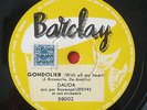 78 RPM - DALIDA - Le jour ou la pluie viendra & Gondolier - Barclay 58002 - EX