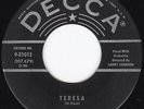 Doo Wop Rockabilly TREBLE CHORDS Teresa / My Little Girl 45 Decca HEAR