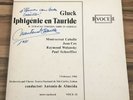 Signed LP Montserrat Caballe - Iphigenie En Taurude * Voce Uk 2Lp Autographed