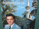 Elvis Presley RCA LSP-3758 How Great Thou Art LP Orange Rigid 1968 Exc