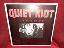 LP QUIET RIOT   You Love Us Live RARE METAL