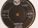rare Elvis 45 jailhouse rock  RCA 1028 re-issue SOLID CENTRE