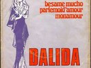 DALIDA  RARE 45T BIEM Pressage TURC BALET BE 189 BESAME MUCHO