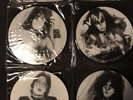 KISS SET OF (4) CREATURES OF THE NIGHT PICTURE DISC”S 45”s.ERIC CARR/ACE FREHLEY