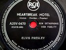 ELVIS PRESLEY (78 RPM - ITALY)  A25V 0470 - HEARTBREAK HOTEL  (  ) 1956