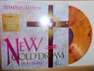 SIMPLE MINDS NEW GOLD DREAM AMBER PURPLE MARBLED COLORED VINYL HYPE STICKER NM