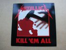 Metallica - Kill 'em All - Vinyl , Music for nations MFN 7, UK 1986 reissue