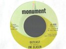 JIM GLASER Outcast / I'd Rather Not Know 45 RECORD RARE NORTHERN SOUL MONUMENT