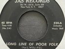 Thrashing Wonders 60s Gospel 45 on JAS   Long Line of Poor Folk   Hear