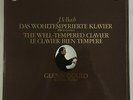 B020 Bach The Well Tempered Clavier Glenn Gould / Piano 4LP CBS 77427 Stereo