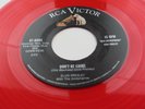 ELVIS PRESLEY  U.S.A. 45  HOUND DOG  DONT BE CRUEL  RED VINYL PICTURE SLEEVE