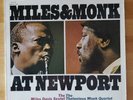 MILES DAVIS / THELONIOUS MONK - At Newport - COLUMBIA CS 8978 2-EYE Stereo EX