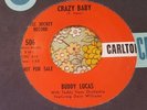 Wild R&B Popcorn Rockabilly Floor-Filler 45 Buddy Lucas Beulah / Crazy EX HEAR