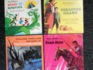 WALT DISNEY Records-Haunted House-Robin Hood-Treasure Island- Mickey & Beanstalk