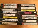 VHS Sold as Blank - 16 tapes of music concerts, Bob Dylan