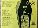 Crisis No Town Hall Holocaust PC1984 Punk Vinyl Picture Cover 7” 45