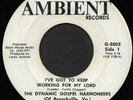 DYNAMIC GOSPEL HARMONEERS (Ambient) - Rare 70's USA Black Gospel Soul Funk 45