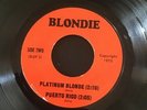 Blondie Platinum Blonde Rare Punk Rock New Wave Single Ep Cbgb’s New York 1975