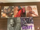 5 ISAAC HAYES Vinyl LP/12” Lot- SHAFT LOVE ATTACK JOY TO BE CONTINUED IKE’S RAP