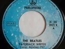 THE BEATLES   Paperback Writer   Rare 1976 Italian Parlophone 2-track 7