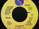THE CURE Love Cats PROMO 7” 45 Sire US 7-29376 goth 80’s alternative rock NM-