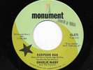 CHARLIE McCOY 45RPM '65 MONUMENT HARPOON MAN KILLER DRIVING ROCKER M- VINYL