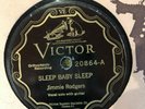 Victor 20864 Jimmie Rodgers SLEEP BABY 1st ever session BRISTOL 1927  78rpm V+