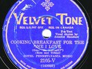 Vlevet-Tone #2105-V: Annette Hanshaw-Cooking Breakfast/Rudy Marlow-Looking At V+